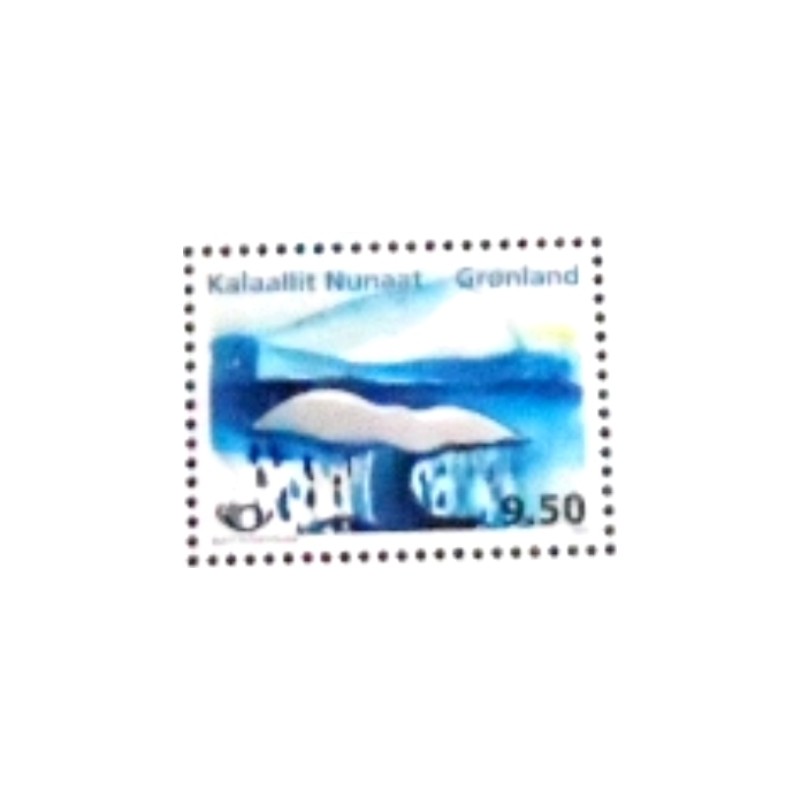 Selo postal da Gronelândia de 2012 Coastline Scenery II 9,50