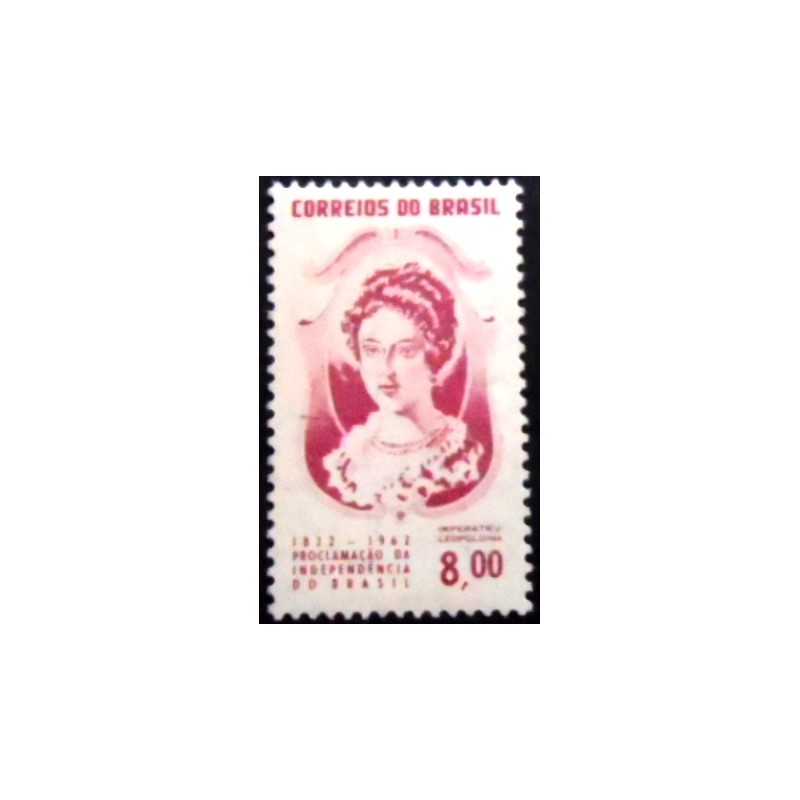 Selo postal do Brasil de 1962 Imperatriz Leopoldina M