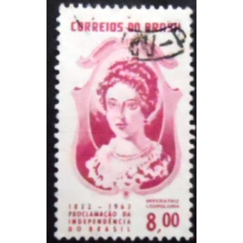 Imagem similar à do selo postal do Brasil de 1962 Imperatriz Leopoldina U
