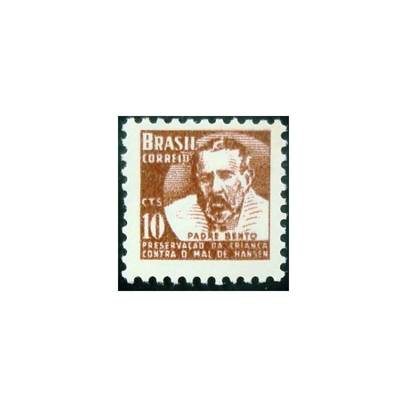 Selo postal do Brasil de 1962 Padre Bento H 8 M