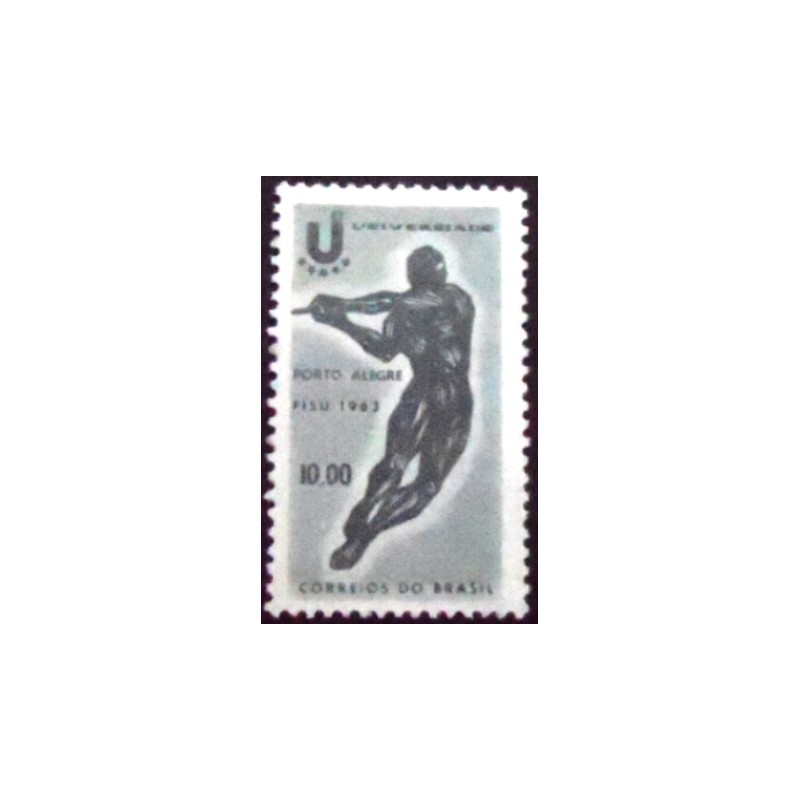 Selo postal do Brasil de 1963 Jogos Universitários N