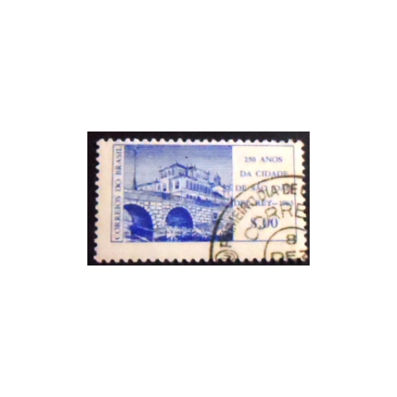 Selo postal do Brasil de 1963 São João Del Rei MCC