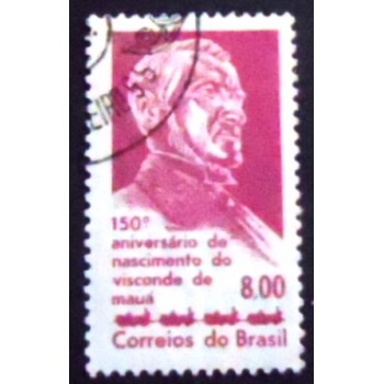 Selo postal do Brasil de 1963 Visconde de Mauá MCC