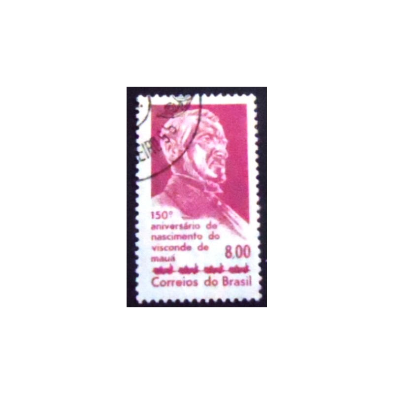 Selo postal do Brasil de 1963 Visconde de Mauá MCC
