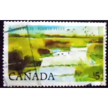 Selo postal do Canadá de 1983 Point Pelee