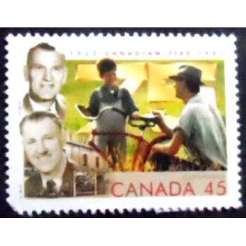Selo postal do Canadá de 1997 Canadian Tire Corporation