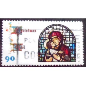 Selo postal do Canadá de 1997 Life of the Blessed Virgin