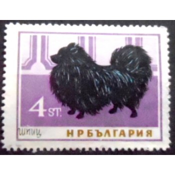 Selo postal da Bulgária de 1964 Spitz