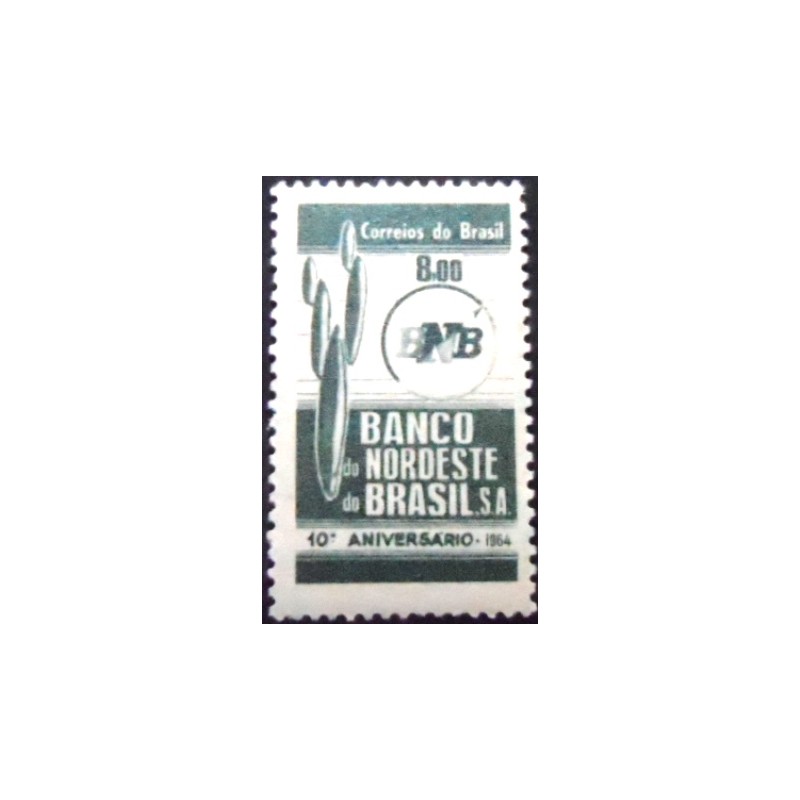 Selo postal do Brasil de 1964 Banco do Nordeste M