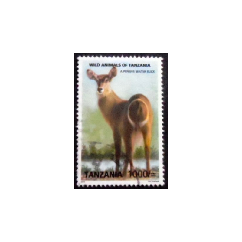 Selo postal da Tanzânia de 2009 Waterbuck