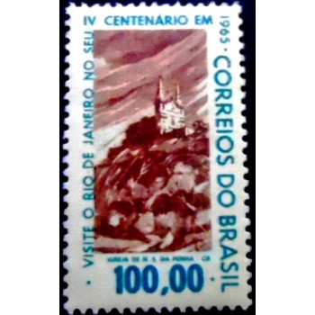 Selo postal do Brasil de 1964 Igreja Nossa Senhora Penha M