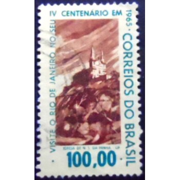 Imagem similar à do selo postal do Brasil de 1964 Igreja Nossa Senhora Penha U